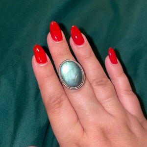 labradorite ring sterling silver